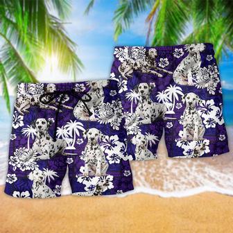 Dalmatian Dog Lover Tropical Life Summer Beach Short | Newhawaiianshirts