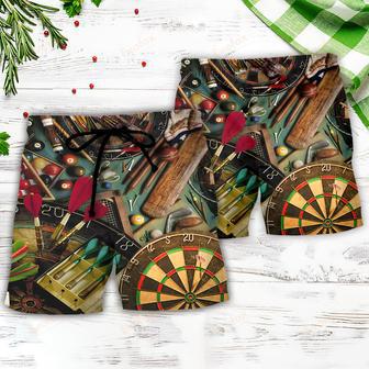 Dart World Okayest Dart Player Beach Short | Newhawaiianshirts