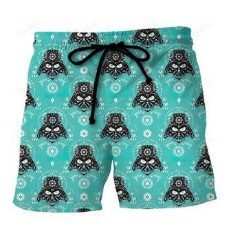 Darth Day Of The Dead Beach Short | Newhawaiianshirts DE