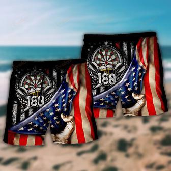 Darts Independence Day Beach Short | Newhawaiianshirts AU