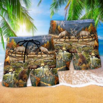 Deer Find Me Where The Wild Things Are Beach Short | Newhawaiianshirts UK