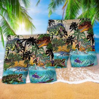 Dinosaur Developmental Story World Beach Short | Newhawaiianshirts