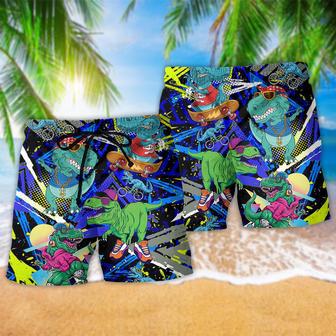 Dinosaur Let The World Hear You Cool Beach Short | Newhawaiianshirts AU