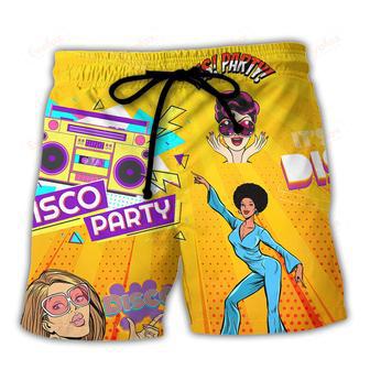 Disco It's Time To Party Beach Short | Newhawaiianshirts AU