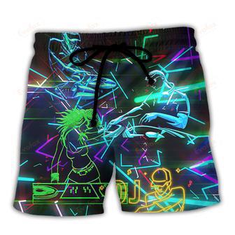 DJ Stunning Color Music Beach Short | Newhawaiianshirts AU