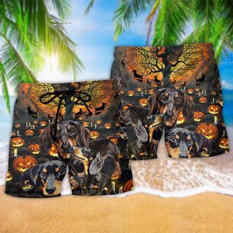 Dog Awesome Dachshund Dark Classic Beach Short | Newhawaiianshirts UK