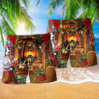 Dog Love Home Love Christmas Beach Short | Newhawaiianshirts AU