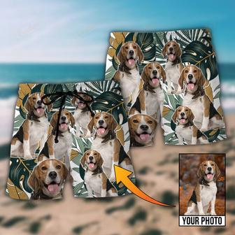 Dog Summer Aloha Custom Photo Beach Short | Newhawaiianshirts AU