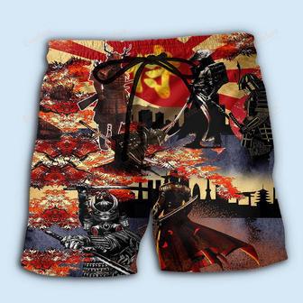 Don't Fear Of Death Fear The Unlived Life Samurai Cool Style Beach Short | Newhawaiianshirts DE