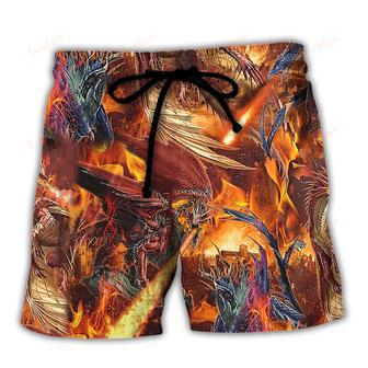 Dragon Fire Combat Amazing Beach Short | Newhawaiianshirts AU