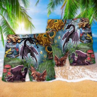 Dragon Fly Love Life So Beautiful Beach Short | Newhawaiianshirts