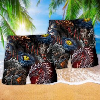 Dragon Love Beautiful Life Beach Short | Newhawaiianshirts AU