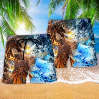 Dragon Love Life Cool Fire Water Beach Short | Newhawaiianshirts DE