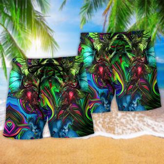 Dragon Lover So Cool Neon Beach Short | Newhawaiianshirts AU