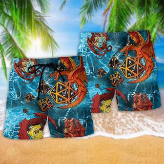 Dragon Lover Stunning Color Beach Short | Newhawaiianshirts AU