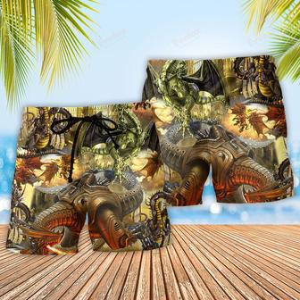 Dragon Metal Love Life Cool Style Beach Short | Newhawaiianshirts AU