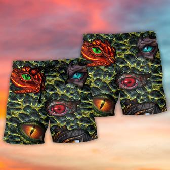 Dragon The Eye Of Dragon Style Beach Short | Newhawaiianshirts AU