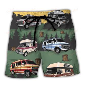 Driving RV Saved Me From Being A Pornstar Now I'm Homelesst Lover Camping Beach Short | Newhawaiianshirts