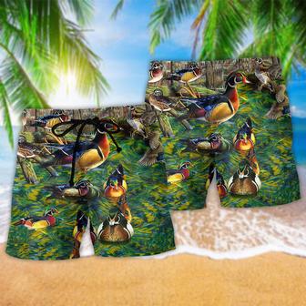 Duck Welcome To The Duck Side Life Beach Short | Newhawaiianshirts CA