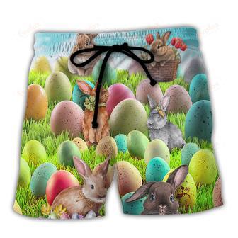 Easter This Is My Easter Shirt Rabbit Funny Happy Easter Beach Short | Newhawaiianshirts CA