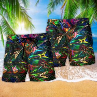 Electric Guitar Music Electric Guitar Amazing Beach Short | Newhawaiianshirts UK