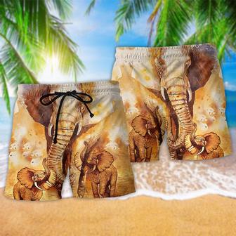 Elephant Born To Be The Biggest Beach Short | Newhawaiianshirts