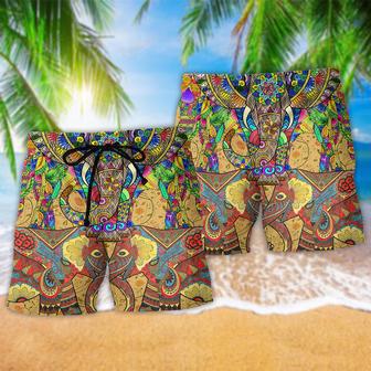 Elephant The Colorful Style Beach Short | Newhawaiianshirts AU