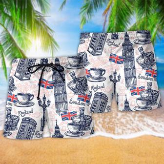 England So Romantic Beach Short | Newhawaiianshirts AU