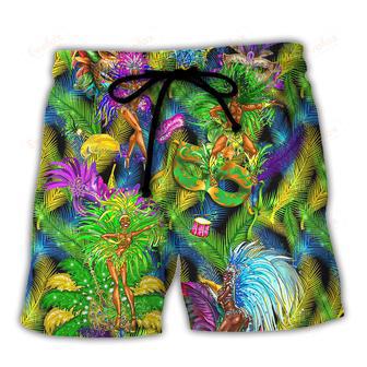 Festival Rio Carnival If You Want To Go To Carnival You Go To Rio Beach Short | Newhawaiianshirts