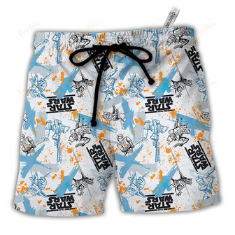 Fighters Pattern Beach Short | Newhawaiianshirts AU