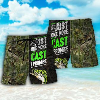 Fishing Just One More Cast I Promise Beach Short | Newhawaiianshirts UK