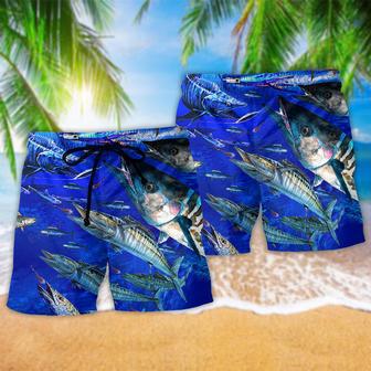 Fishing Love Ocean Blue Cool Beach Short | Newhawaiianshirts UK