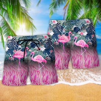 Flamingo Lover Pink Beach Short | Newhawaiianshirts AU