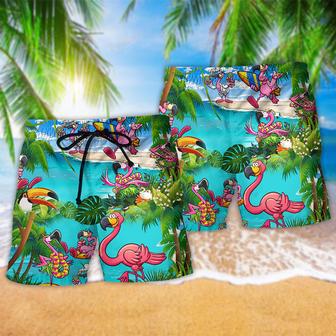 Flamingo Sometimes You Just Need To Chill Beach Short | Newhawaiianshirts AU