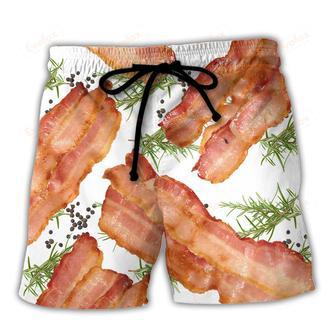 Food Bacon Funny Style Beach Short | Newhawaiianshirts AU