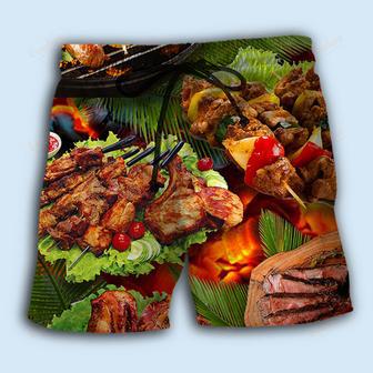 Food BBQ Style Beach Short | Newhawaiianshirts AU