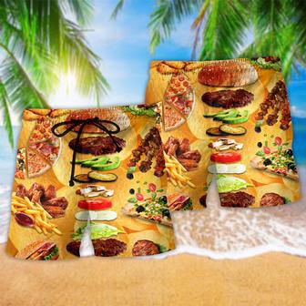 Food Delicious Fast Food Beach Short | Newhawaiianshirts