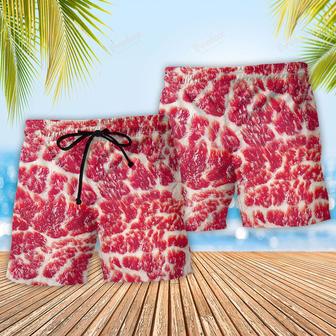 Food Raw Meat Basic Style Beach Short | Newhawaiianshirts