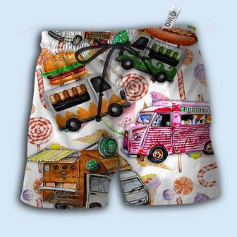 Food Truck Life Is Better With Food Truck Beach Short | Newhawaiianshirts UK