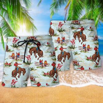 Free Wild Style Horse Beach Short | Newhawaiianshirts CA