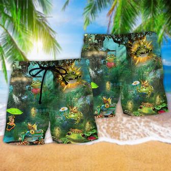 Frog Kiss A Frog Beach Short | Newhawaiianshirts DE