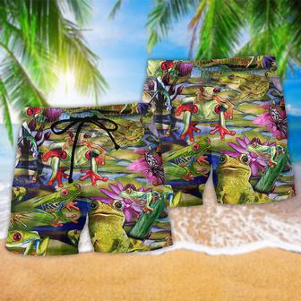 Frog Love Lake So Much Beach Short | Newhawaiianshirts AU