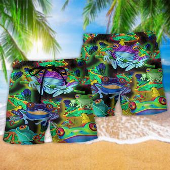 Frog Lover Color Style Beach Short | Newhawaiianshirts AU