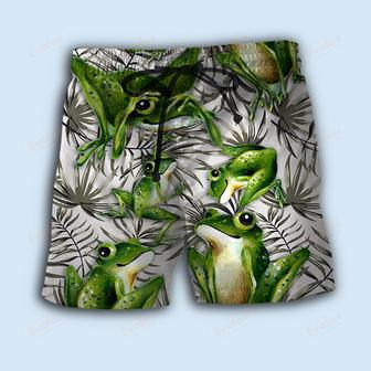 Frog Make Me Happy Beach Short | Newhawaiianshirts AU