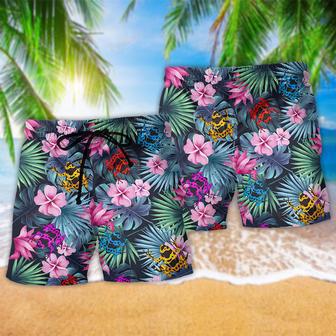 Frog Tropical Summer Vibes Pretty Beach Short | Newhawaiianshirts CA