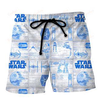 Galaxy Ships Imperial Walkers Beach Short | Newhawaiianshirts UK