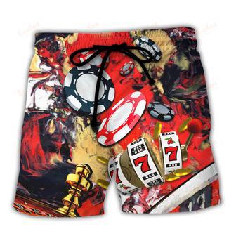 Gambling Casino Gambling Style Beach Short | Newhawaiianshirts DE