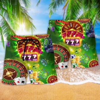 Gambling The Smarter You Play The Luckier Beach Short | Newhawaiianshirts DE