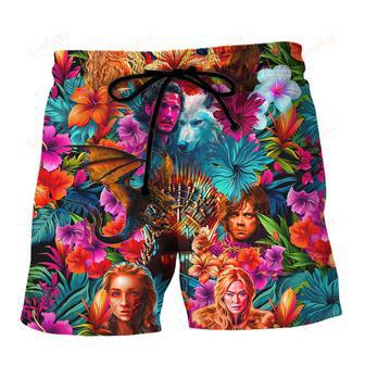 Game Of Thrones Synthwave Tropical Summer Special Beach Short | Newhawaiianshirts CA