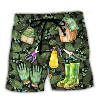 Gardening Gardeners Don't Grow Old They Just Go To Pot Amazing Style Beach Short | Newhawaiianshirts CA